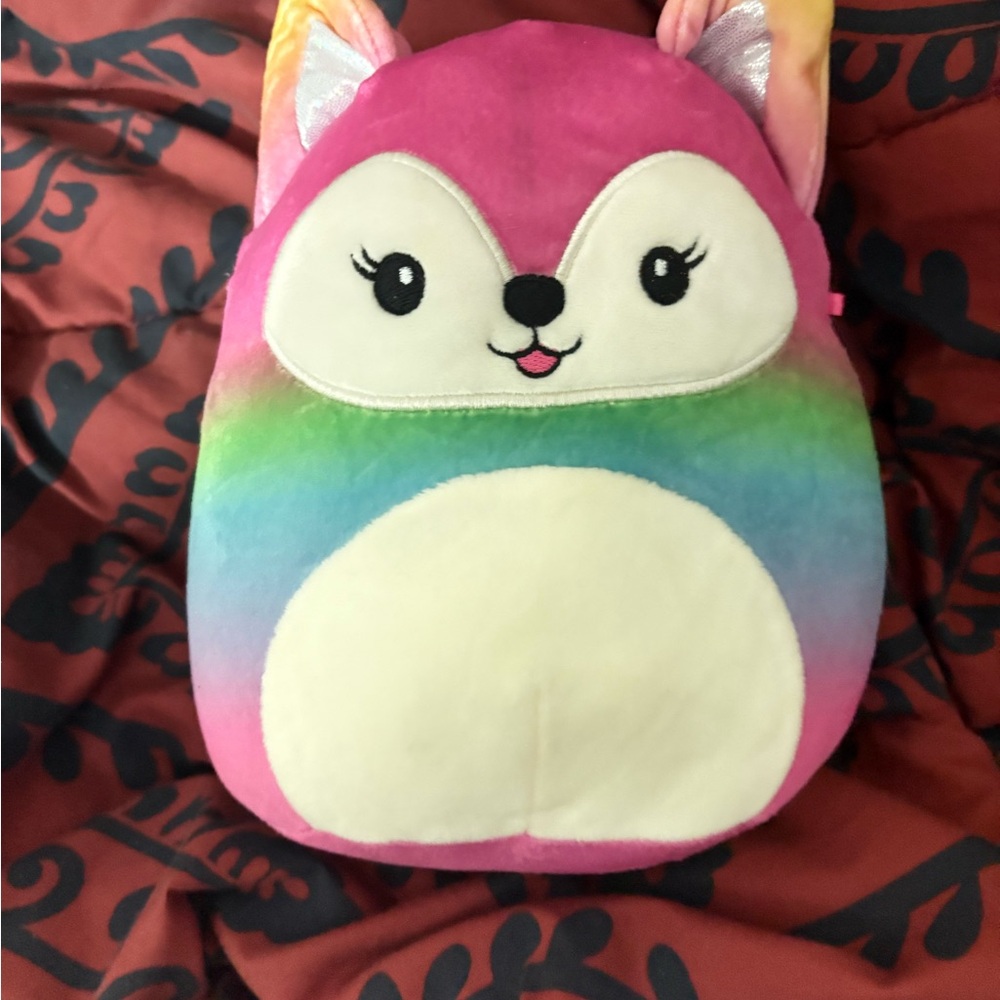 Squishmallow - Xenia Rainbow Fox